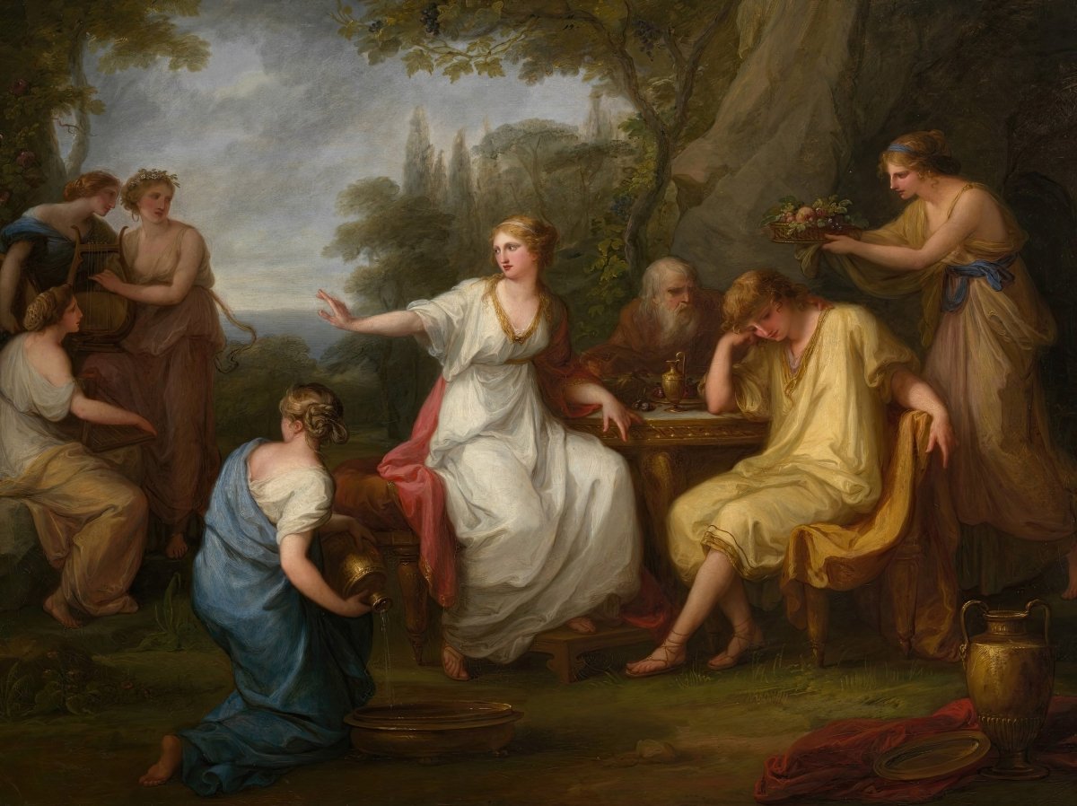 The Sorrow of Telemachus | Angelica Kauffman | Ave Legato Art Prints