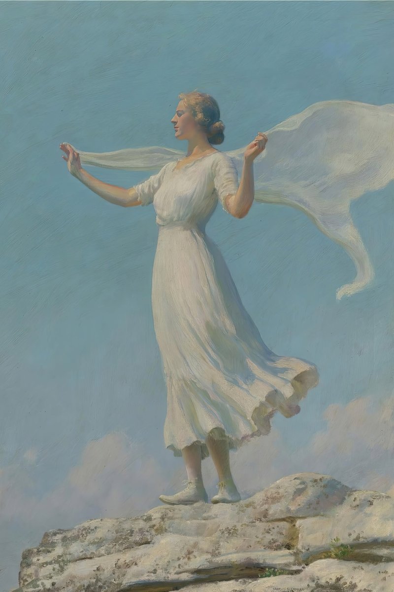 The South Wind, The Breezy Day | Charles Curran | Ave Legato Art Prints