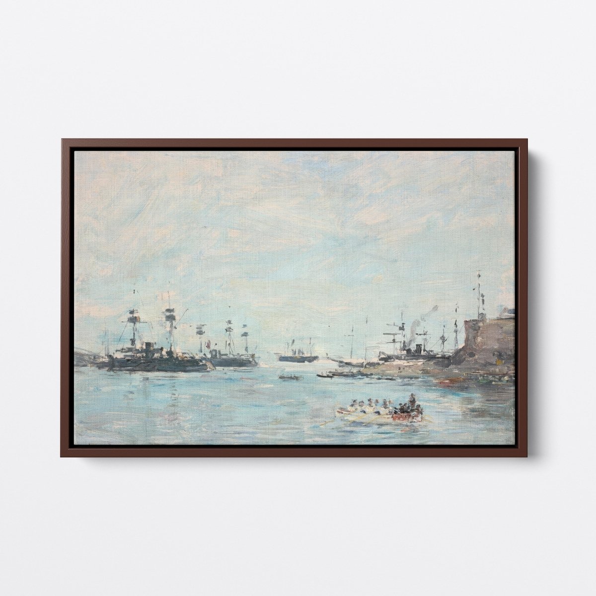 The Squadron off Villefranche | Eugène Boudin | Ave Legato Art Prints