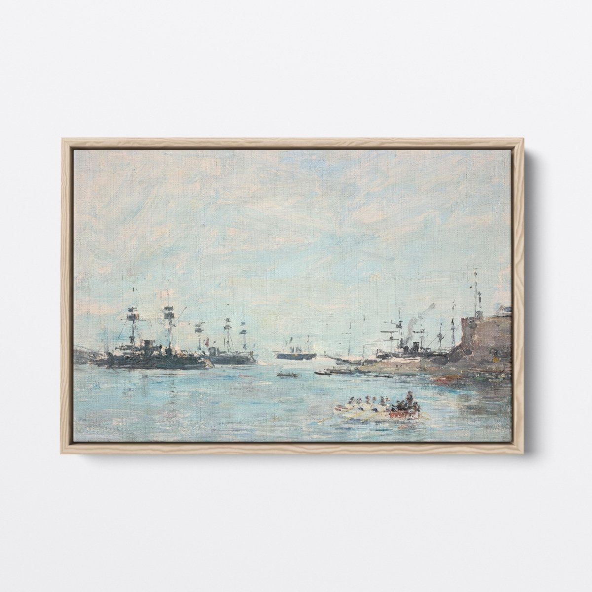 The Squadron off Villefranche | Eugène Boudin | Ave Legato Art Prints