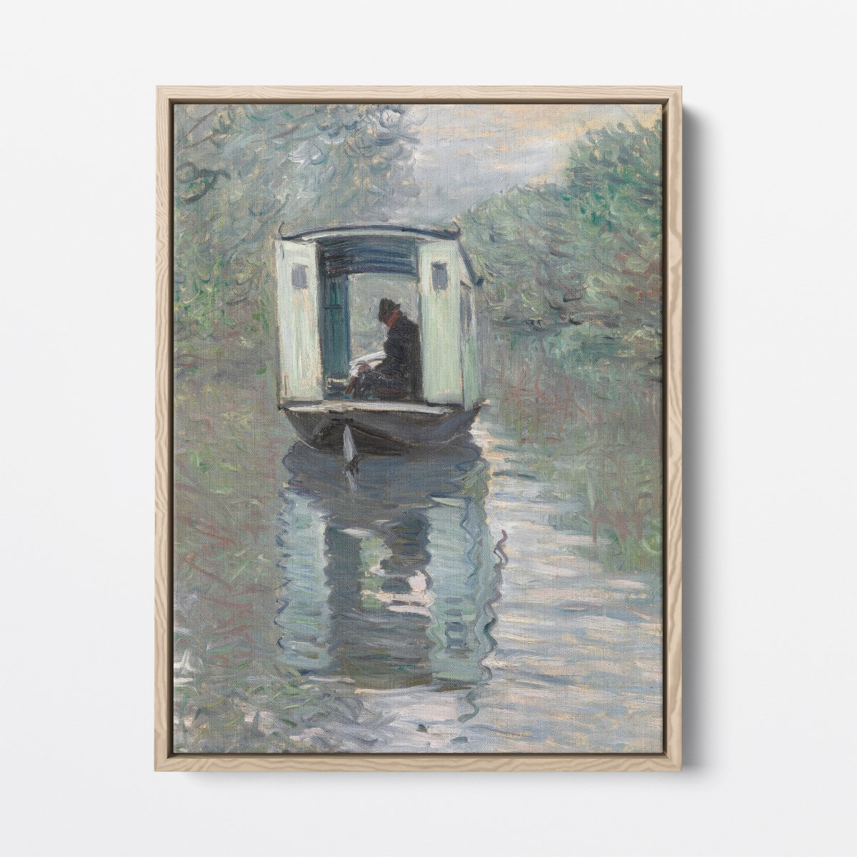 The Studio Boat | Claude Monet | Ave Legato Art Prints