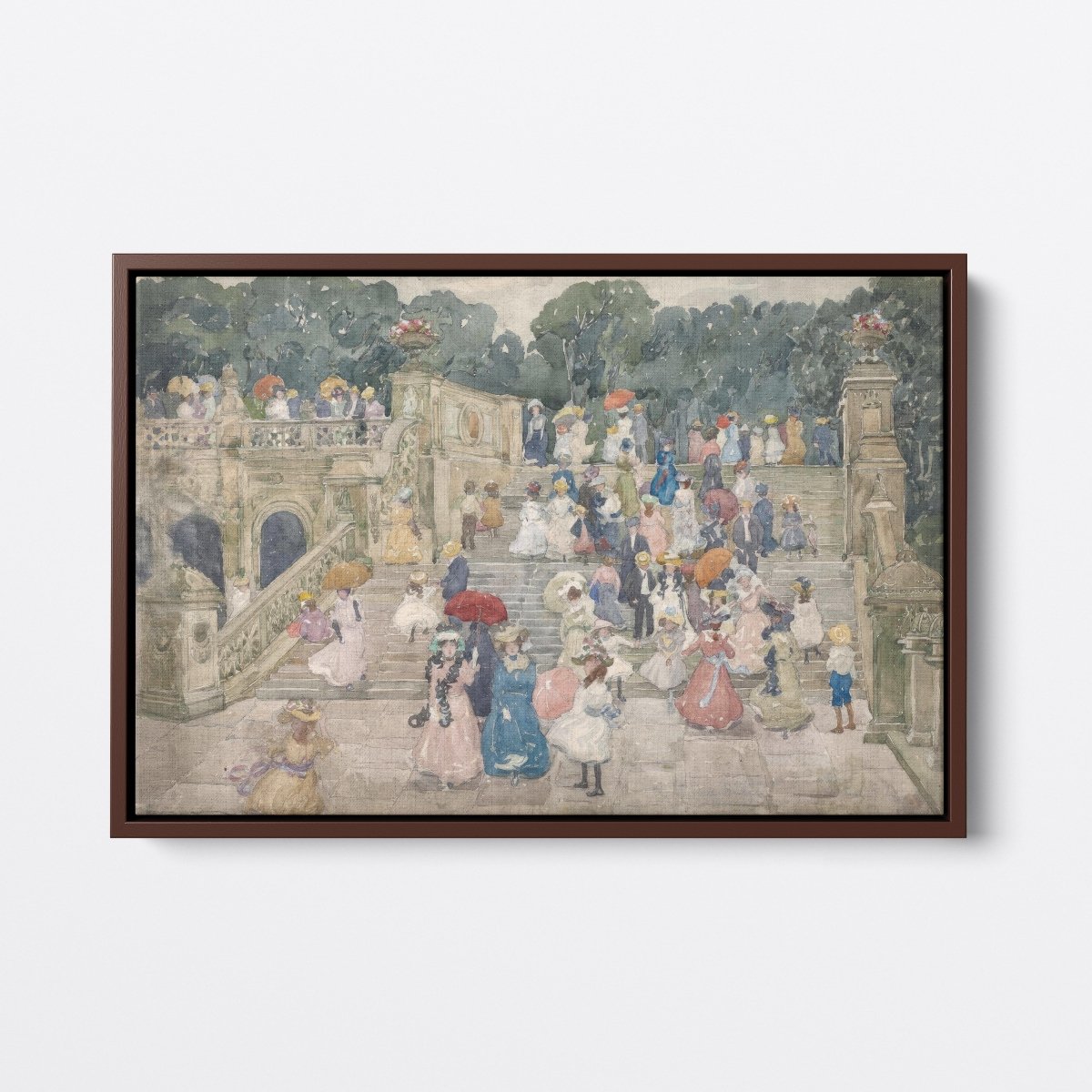 The Terrace Bridge, Central Park | Maurice Prendergast | Ave Legato Art Prints