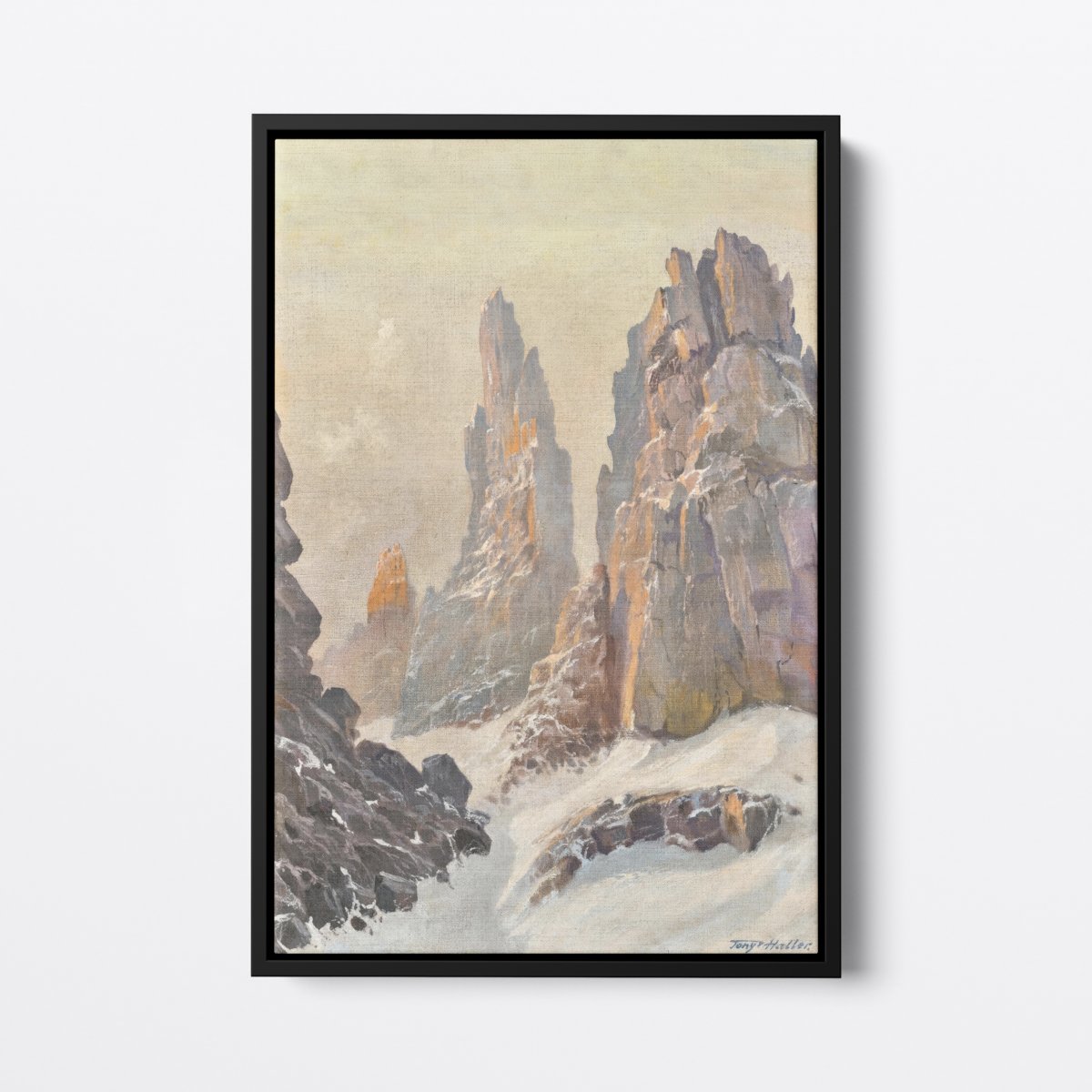 The Three Peaks | Toni Haller | Ave Legato Art Prints