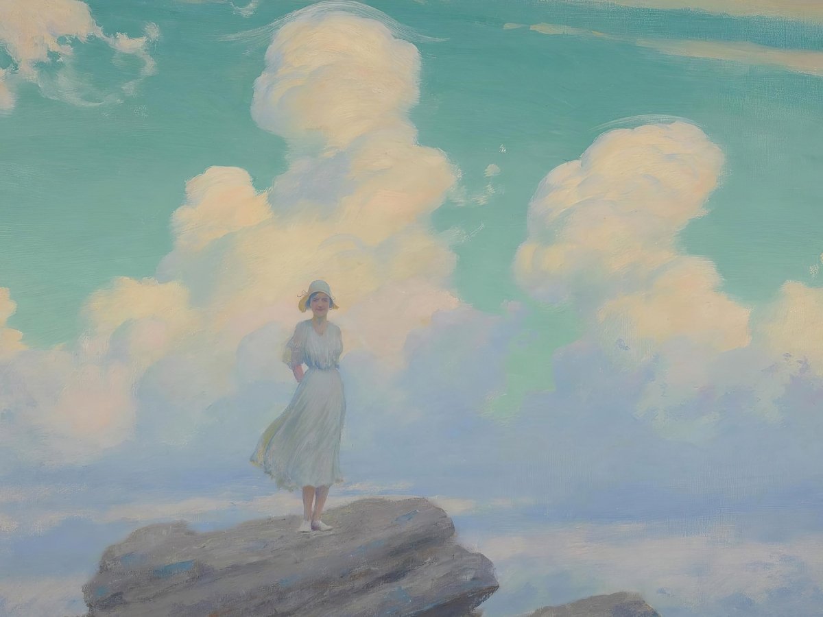 The Veiled Cloud | Charles Curran | Ave Legato Art Prints