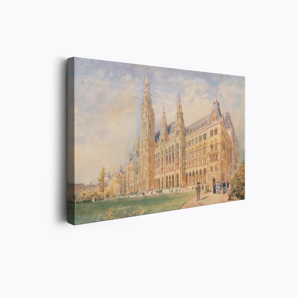 The Vienna City Hall and the City Hall Square | Rudolf von Alt | Ave Legato Art Prints