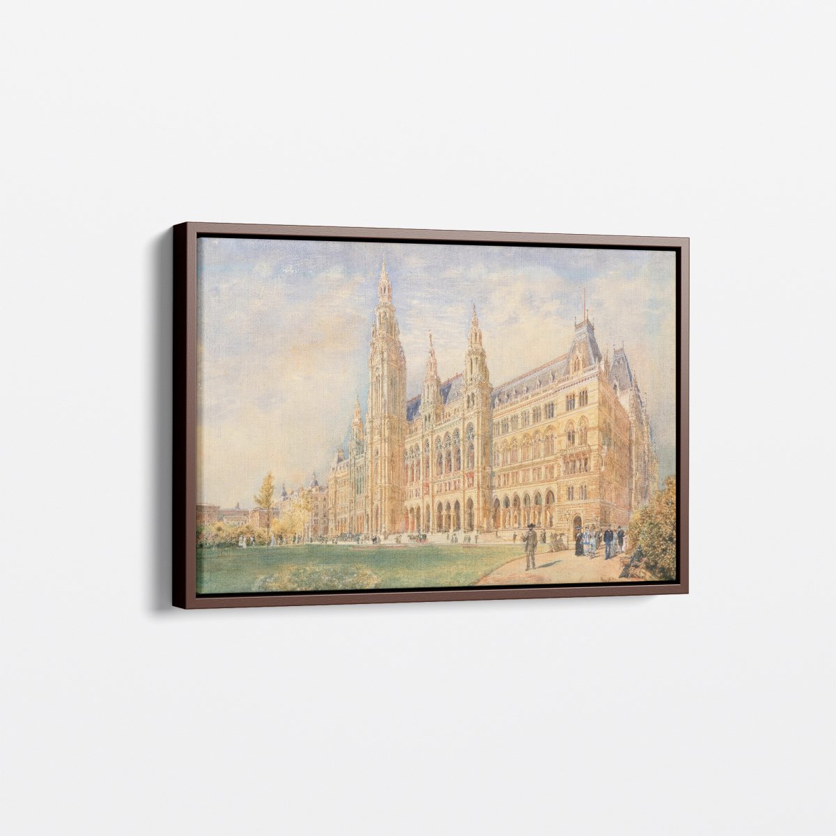 The Vienna City Hall and the City Hall Square | Rudolf von Alt | Ave Legato Art Prints