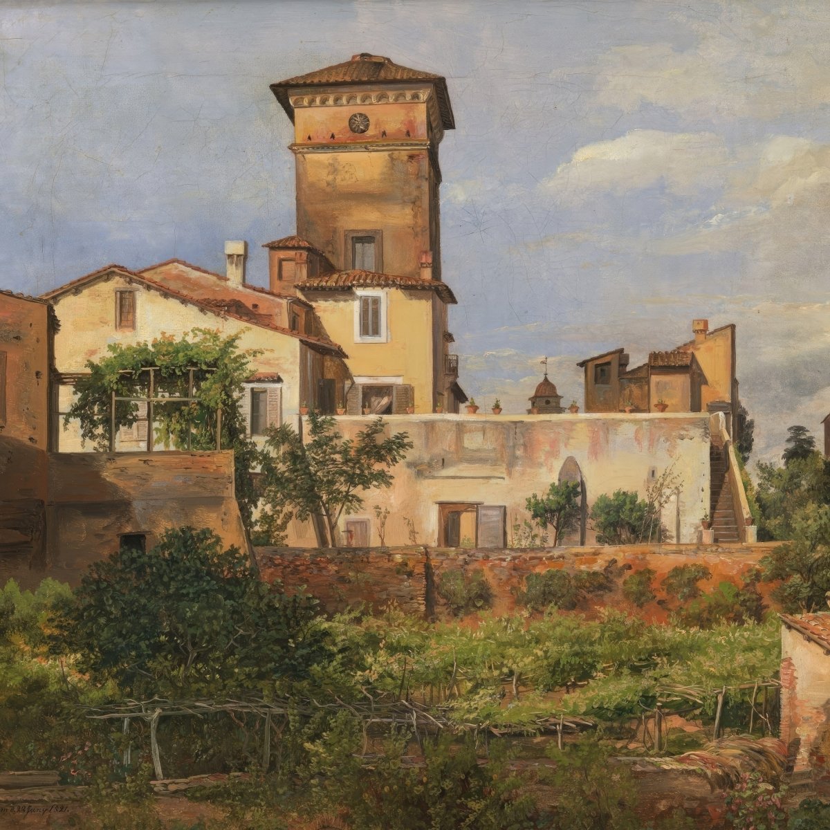 The Villa Malta, Rome | Johan Dahl | Ave Legato Art Prints