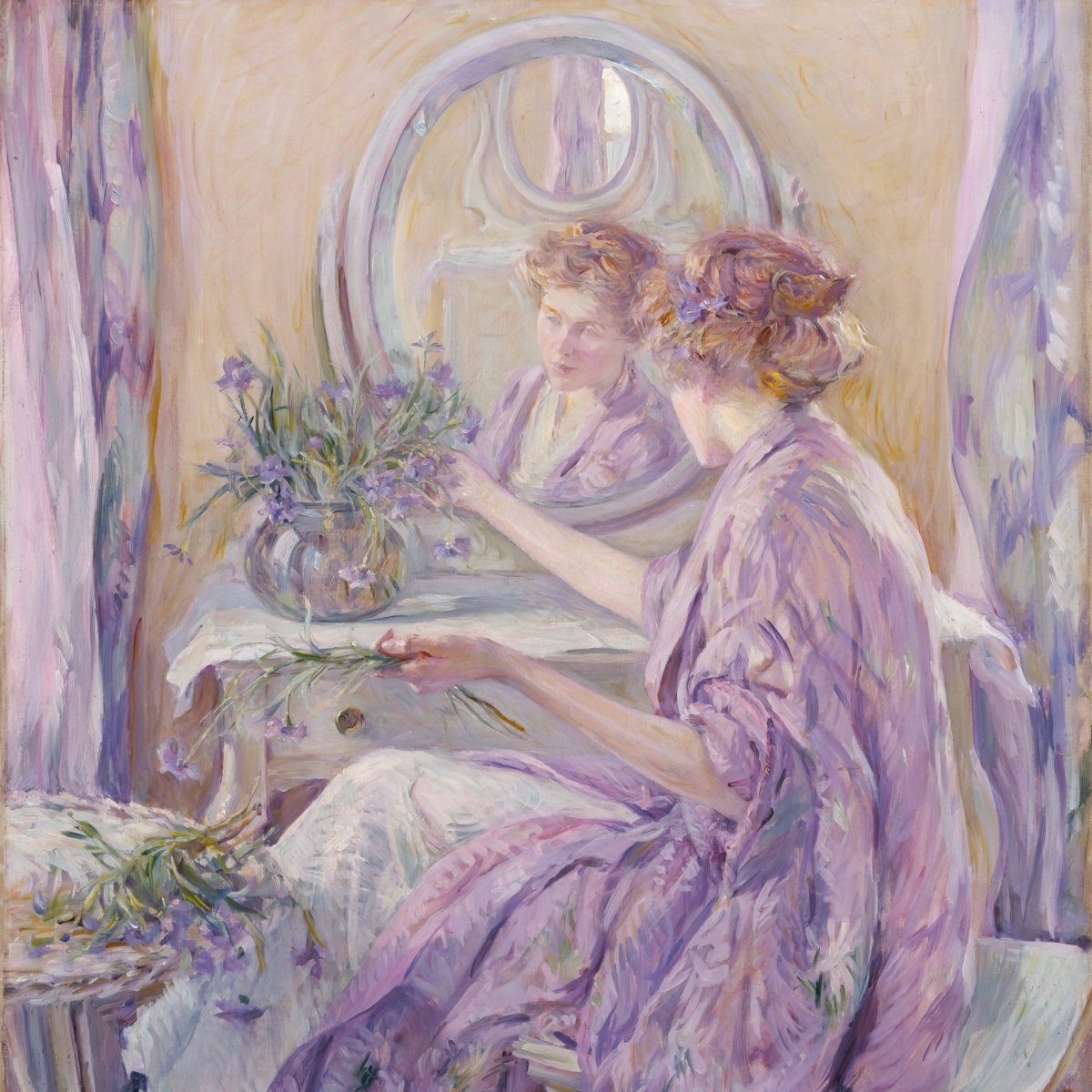 The Violet Kimono | Robert Lewis Reid | Ave Legato Art Prints