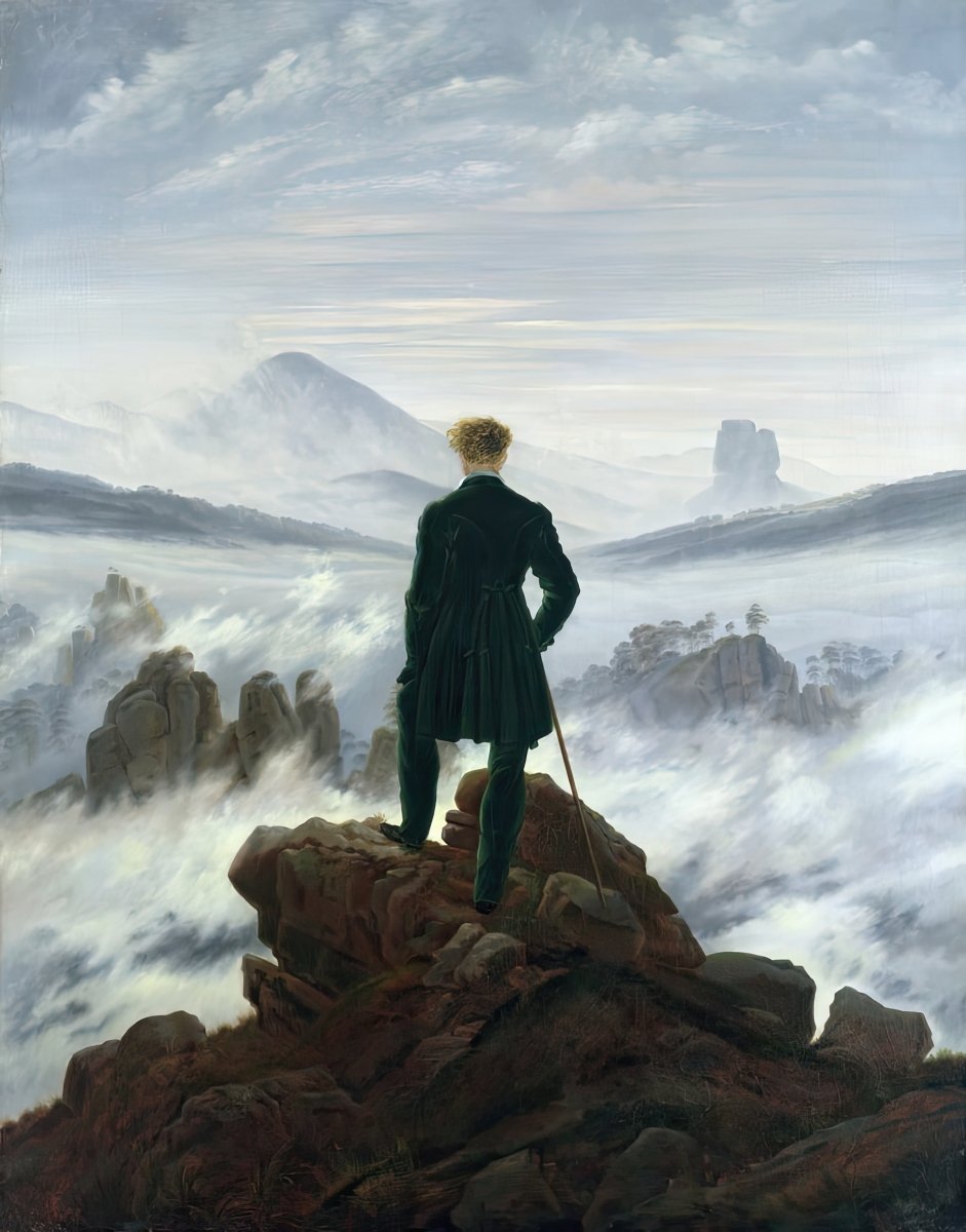 The Wanderer Above the Sea | Caspar Friedrich | Ave Legato Art Prints