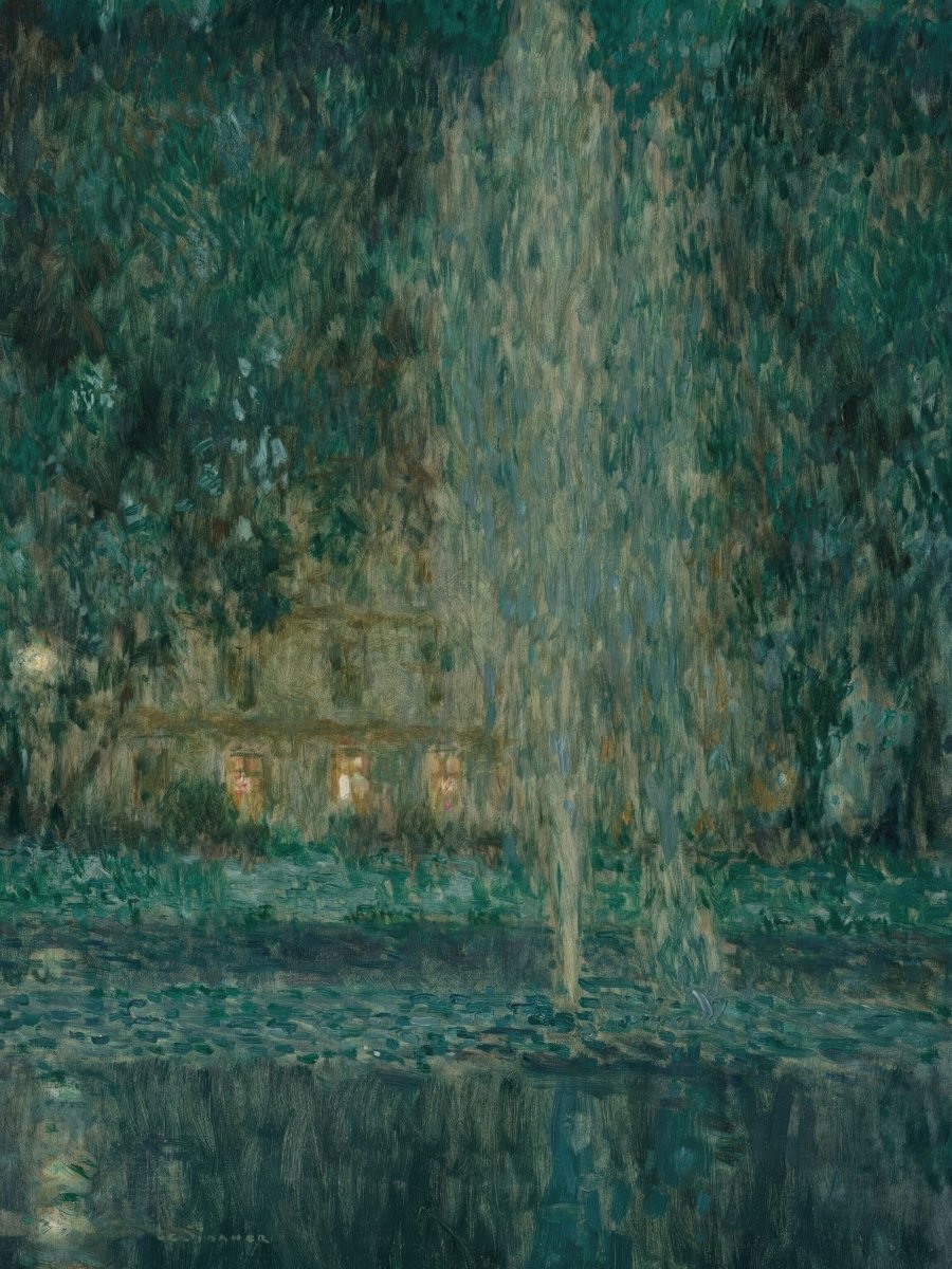 The Water Jet, at Night | Henri Le Sidaner | Ave Legato Art Prints