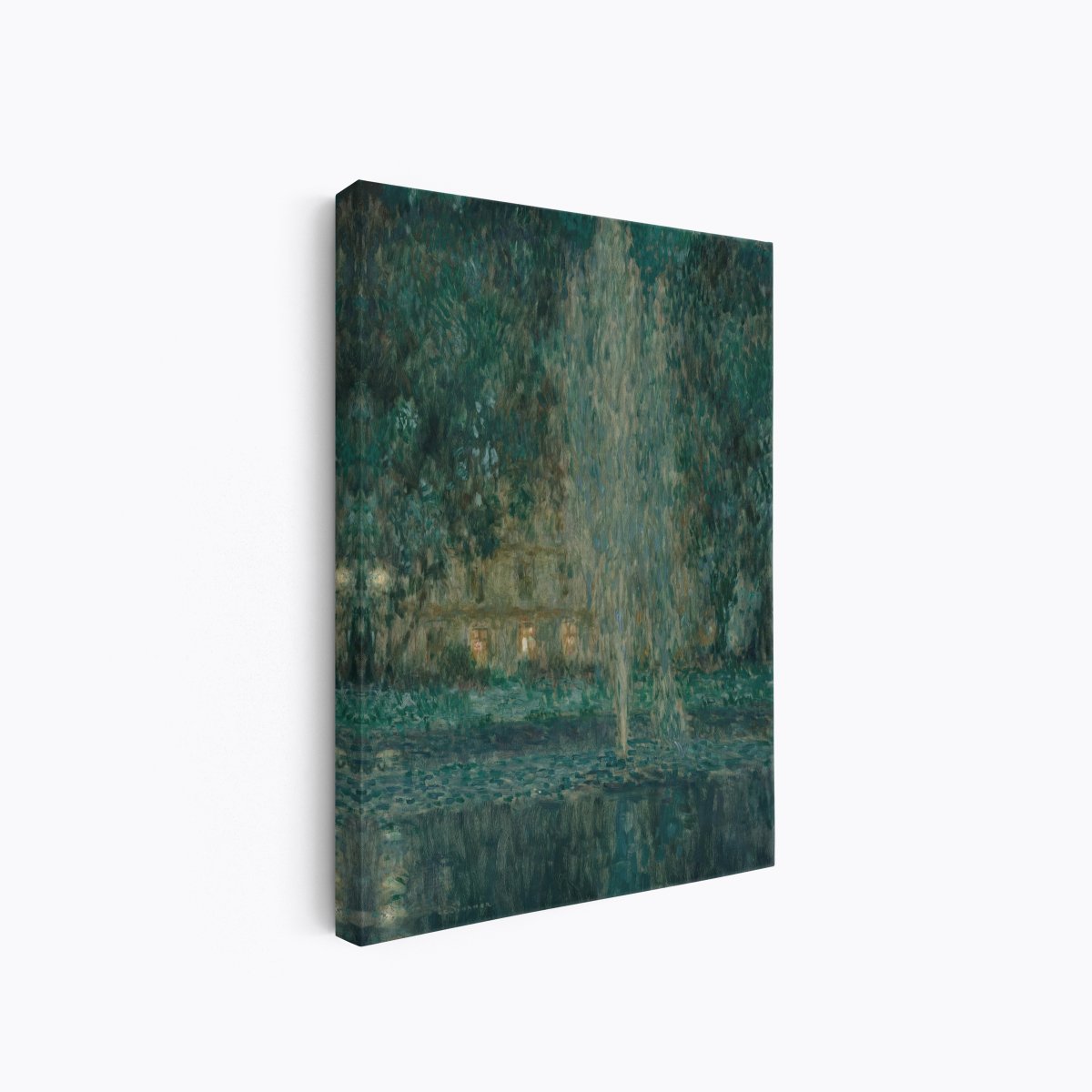 The Water Jet, at Night | Henri Le Sidaner | Ave Legato Art Prints