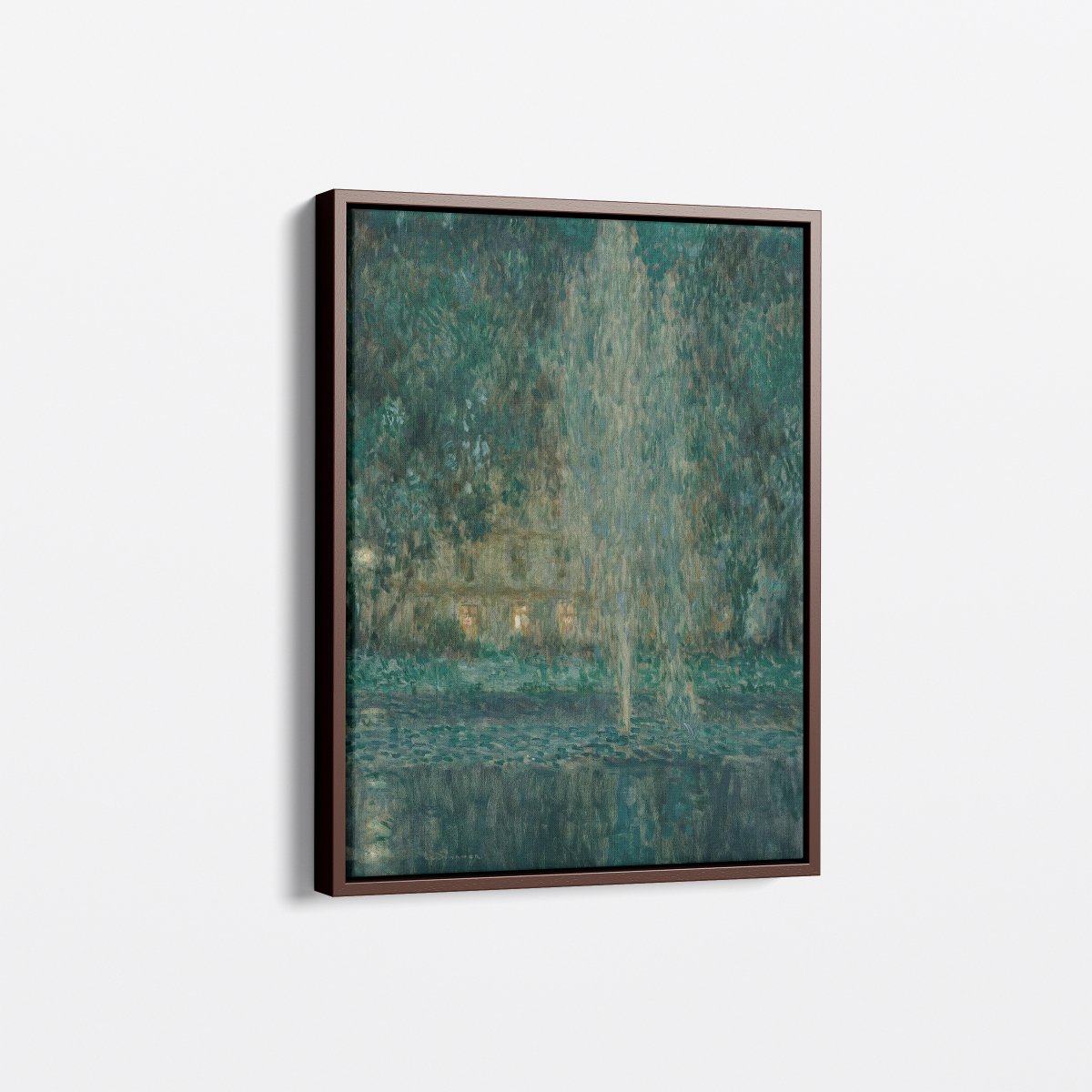 The Water Jet, at Night | Henri Le Sidaner | Ave Legato Art Prints