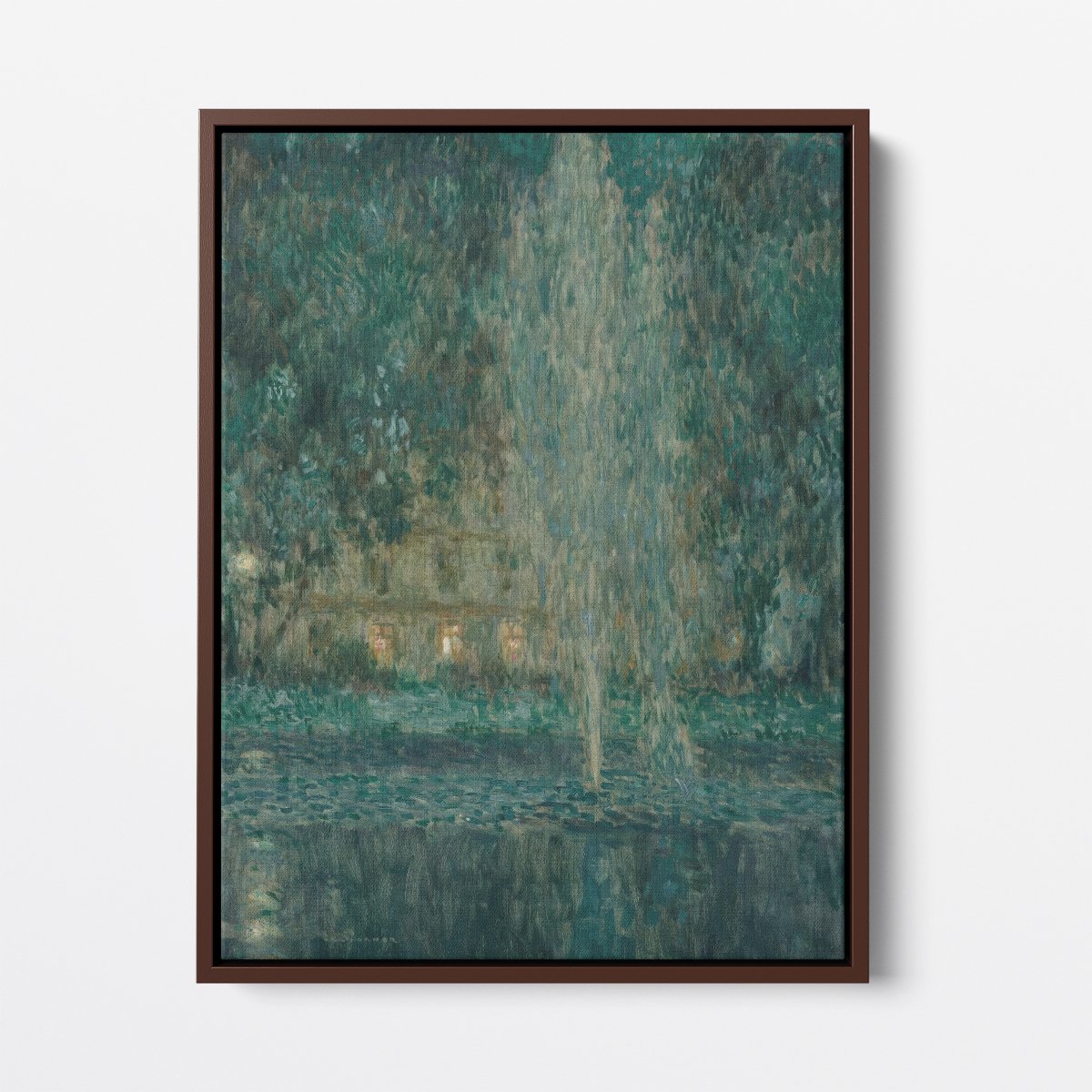 The Water Jet, at Night | Henri Le Sidaner | Ave Legato Art Prints