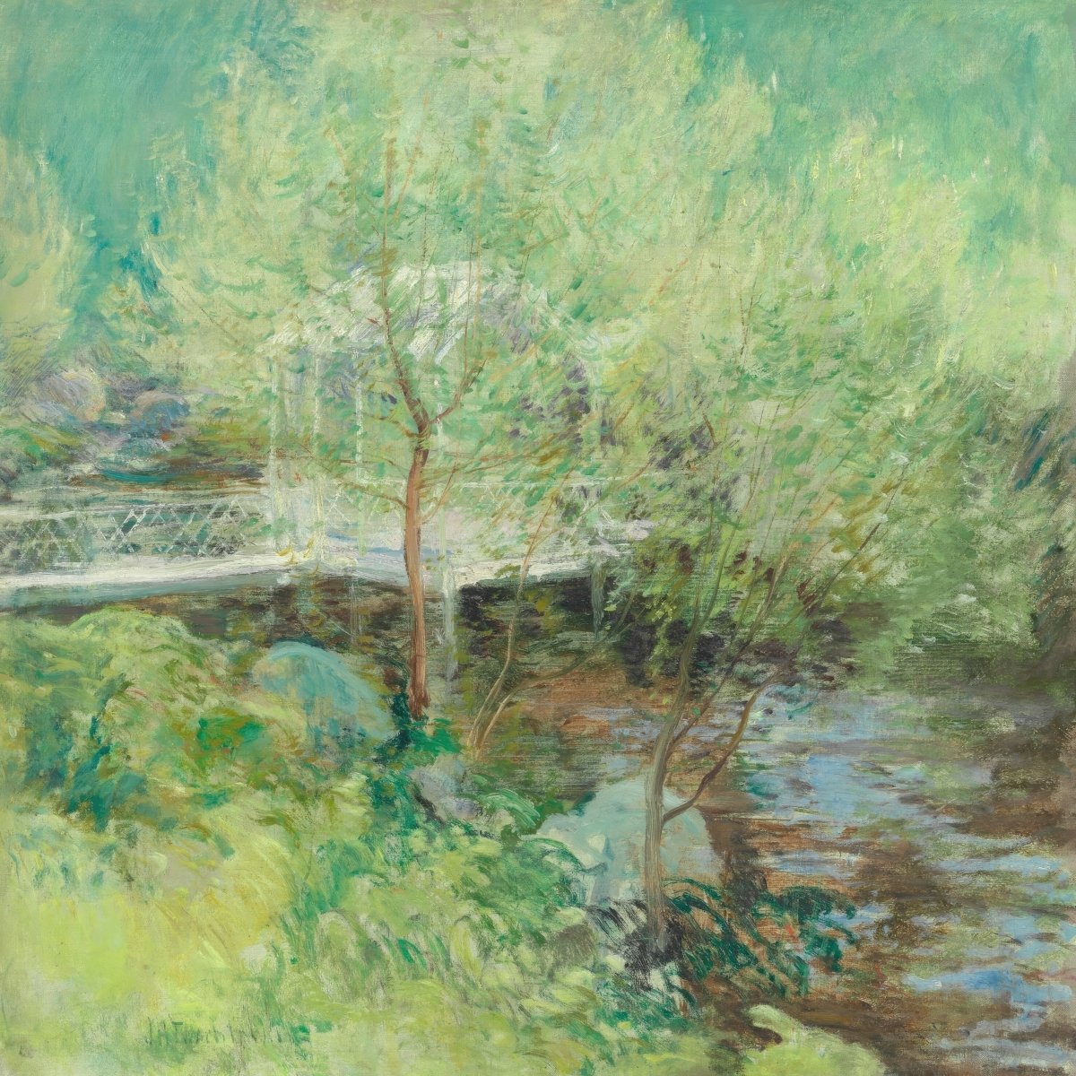 The White Bridge | John Twachtman | Ave Legato Art Prints