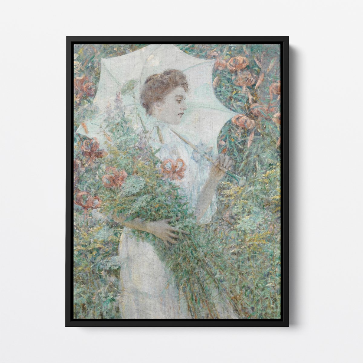 The White Parasol | Robert Lewis Reid | Ave Legato Art Prints