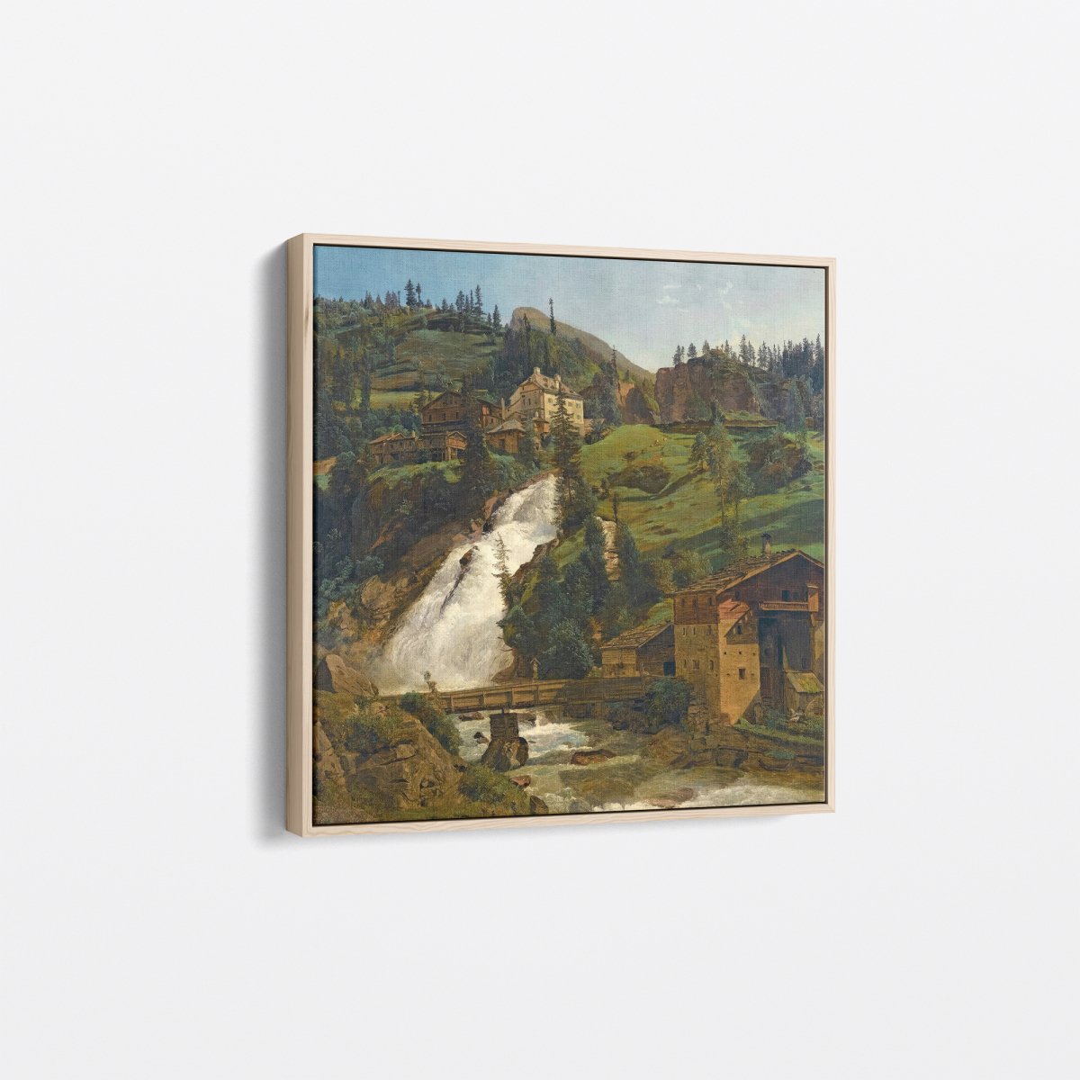 The Wildbad Gastein Falls | Ferdinand Waldmuller | Ave Legato Art Prints