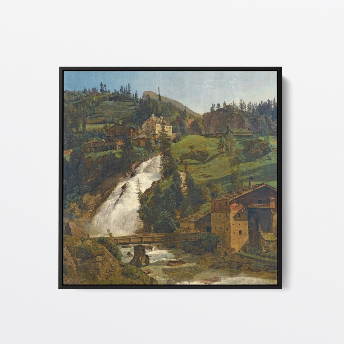 The Wildbad Gastein Falls | Ferdinand Waldmuller | Ave Legato Art Prints