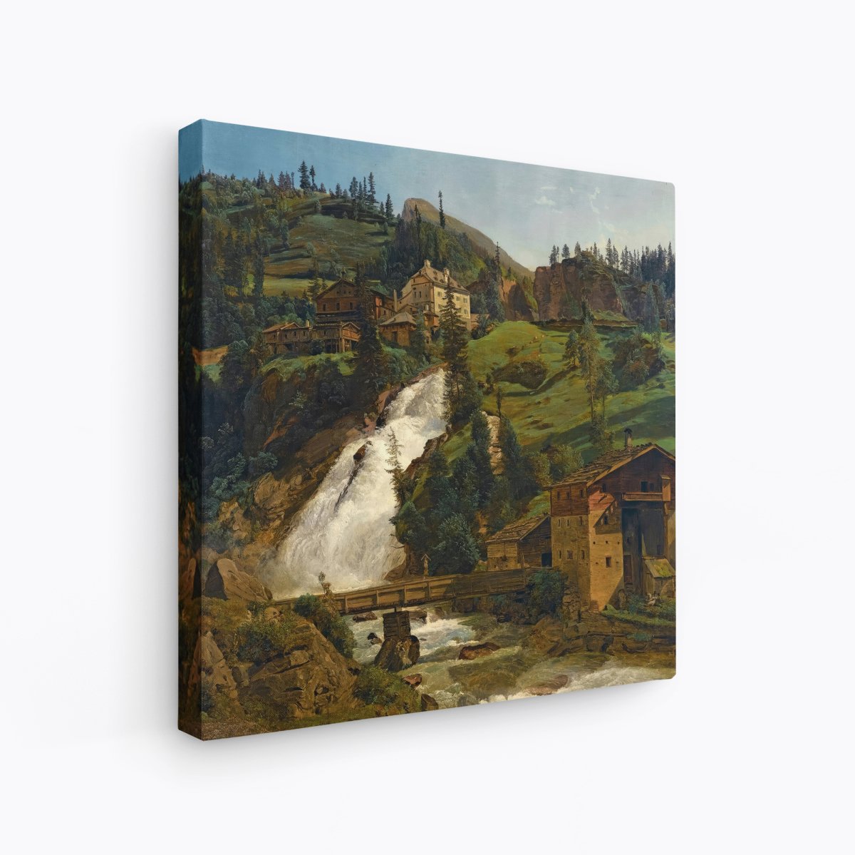 The Wildbad Gastein Falls | Ferdinand Waldmuller | Ave Legato Art Prints