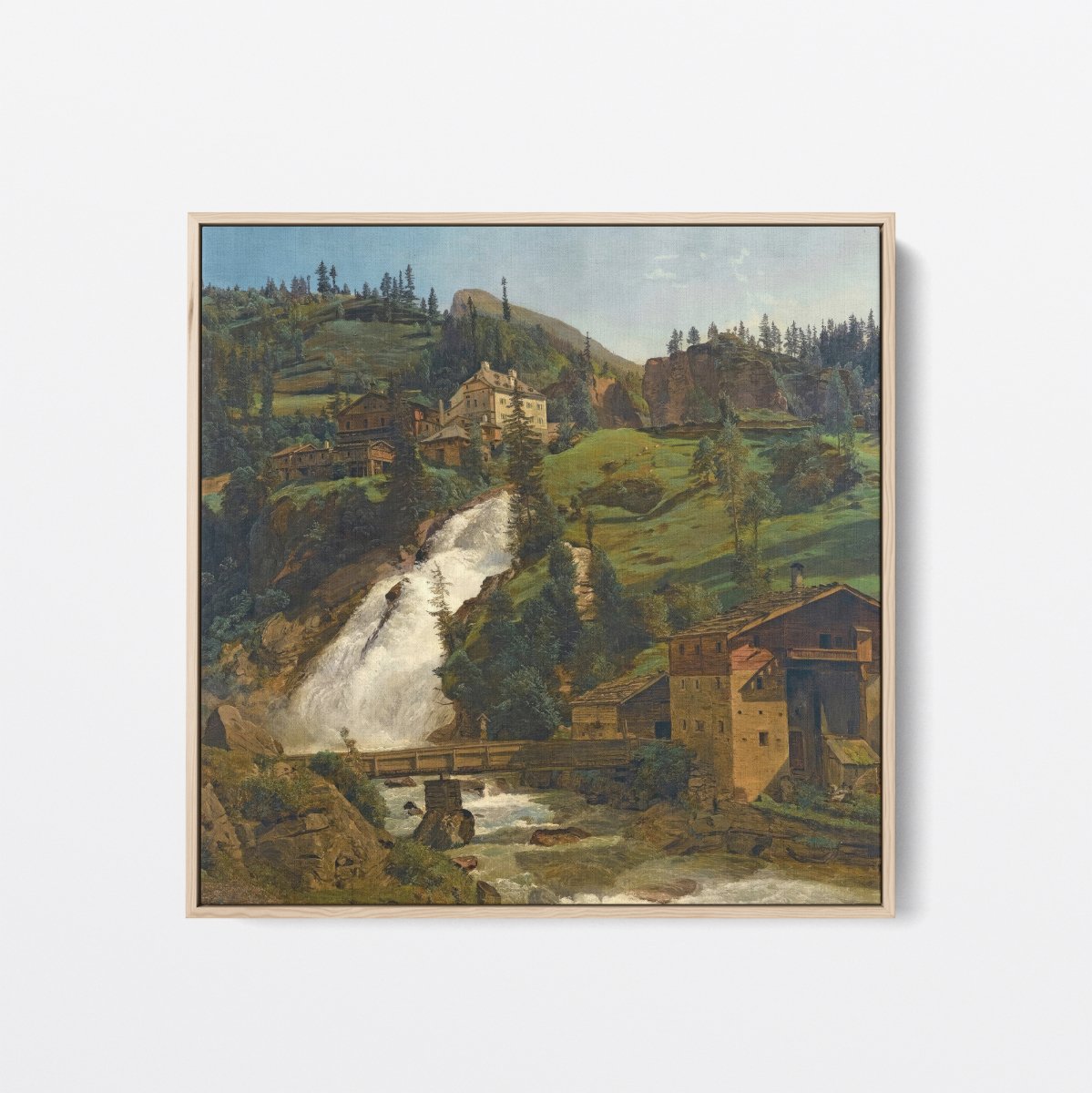 The Wildbad Gastein Falls | Ferdinand Waldmuller | Ave Legato Art Prints