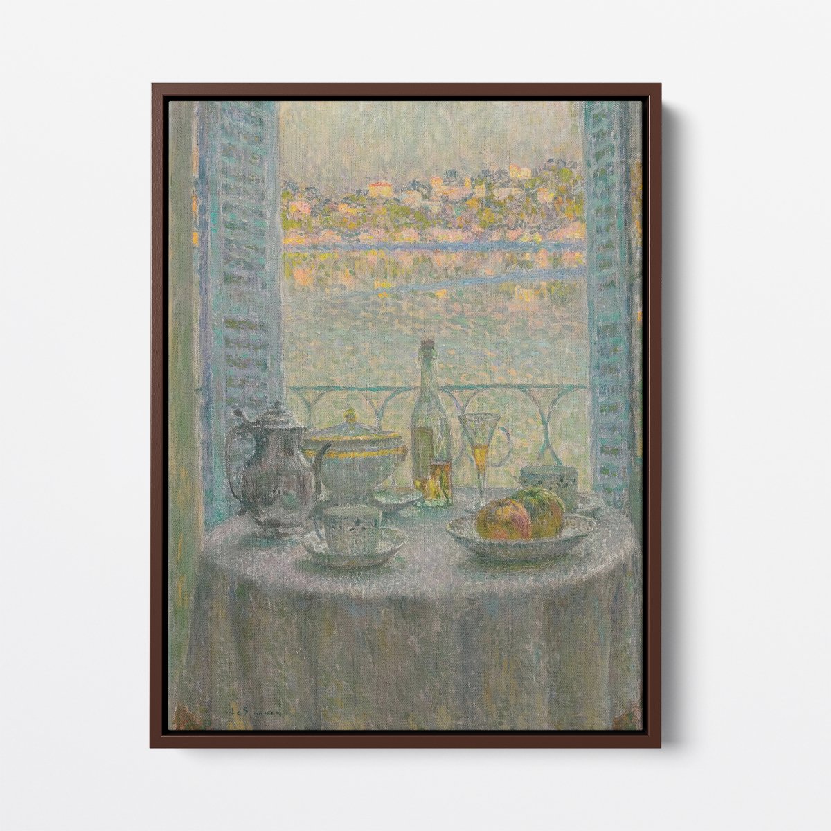 The Window & Round Table | Henri Le Sidaner | Ave Legato Art Prints