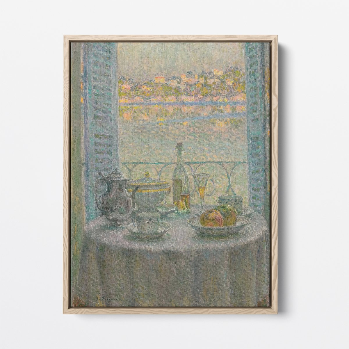 The Window & Round Table | Henri Le Sidaner | Ave Legato Art Prints