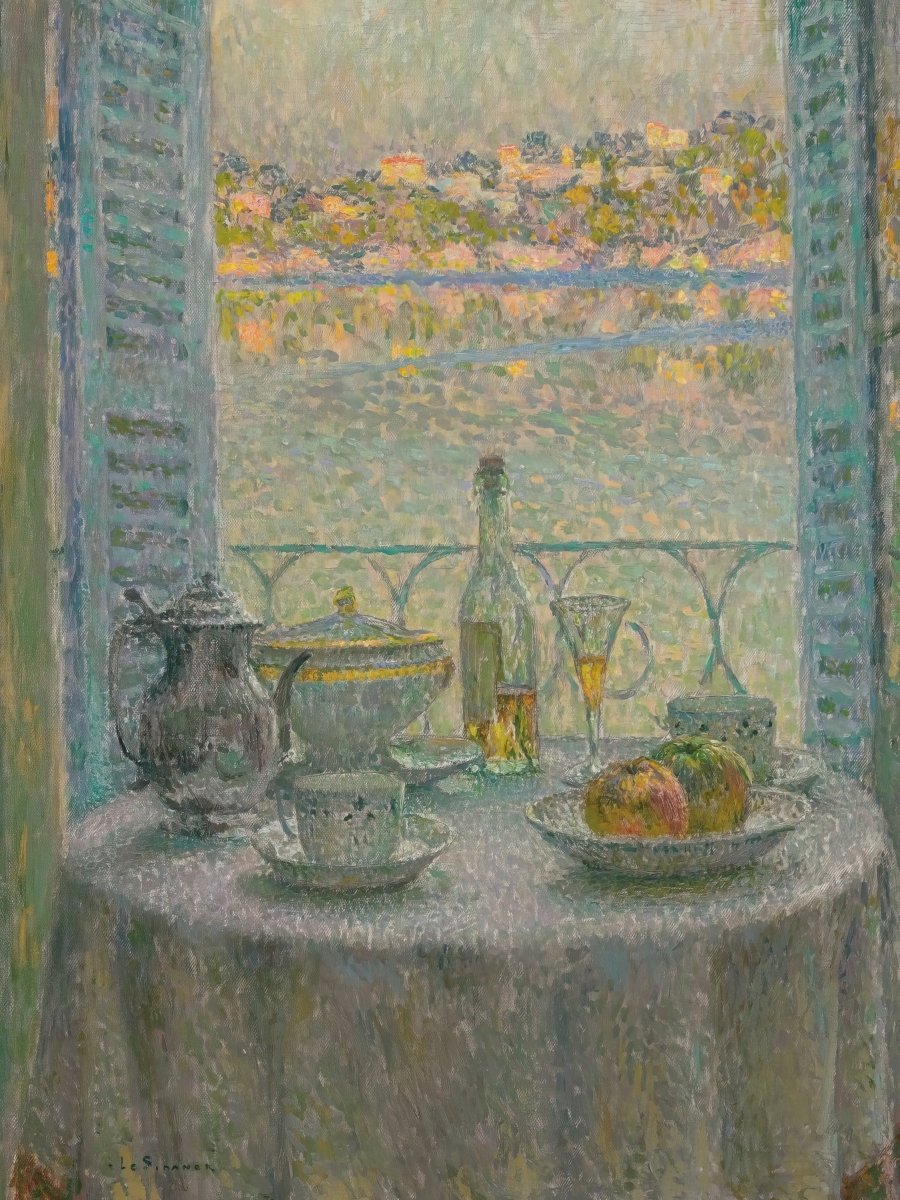 The Window & Round Table | Henri Le Sidaner | Ave Legato Art Prints