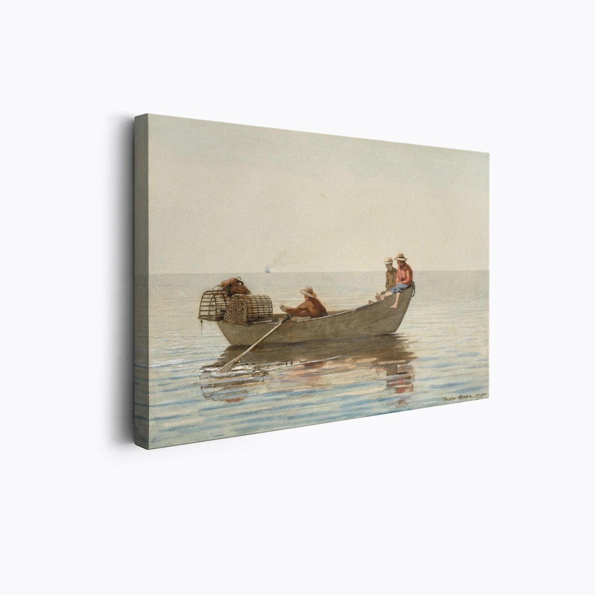 Three Boys in a Dory with Lobster Pots | Winslow Homer | Ave Legato Art Prints