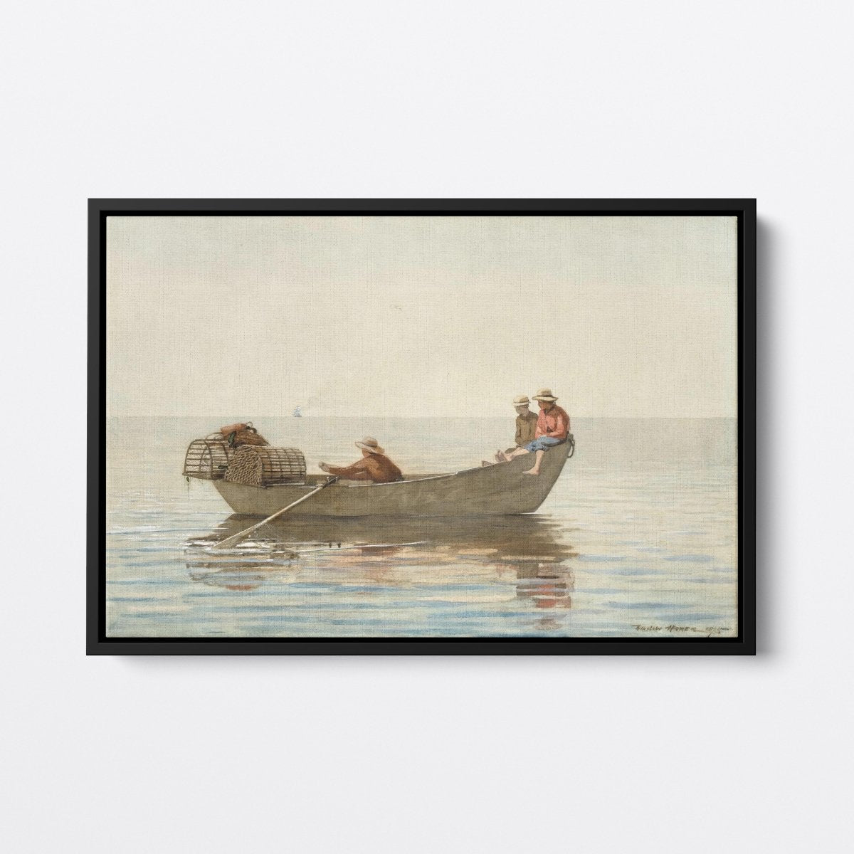 Three Boys in a Dory with Lobster Pots | Winslow Homer | Ave Legato Art Prints