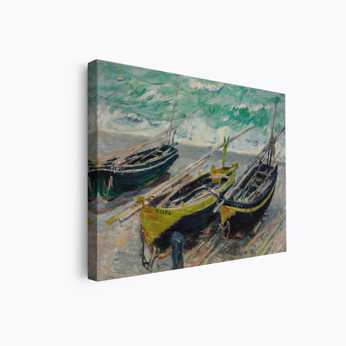 Three Fishing Boats | Claude Monet | Ave Legato Art Prints