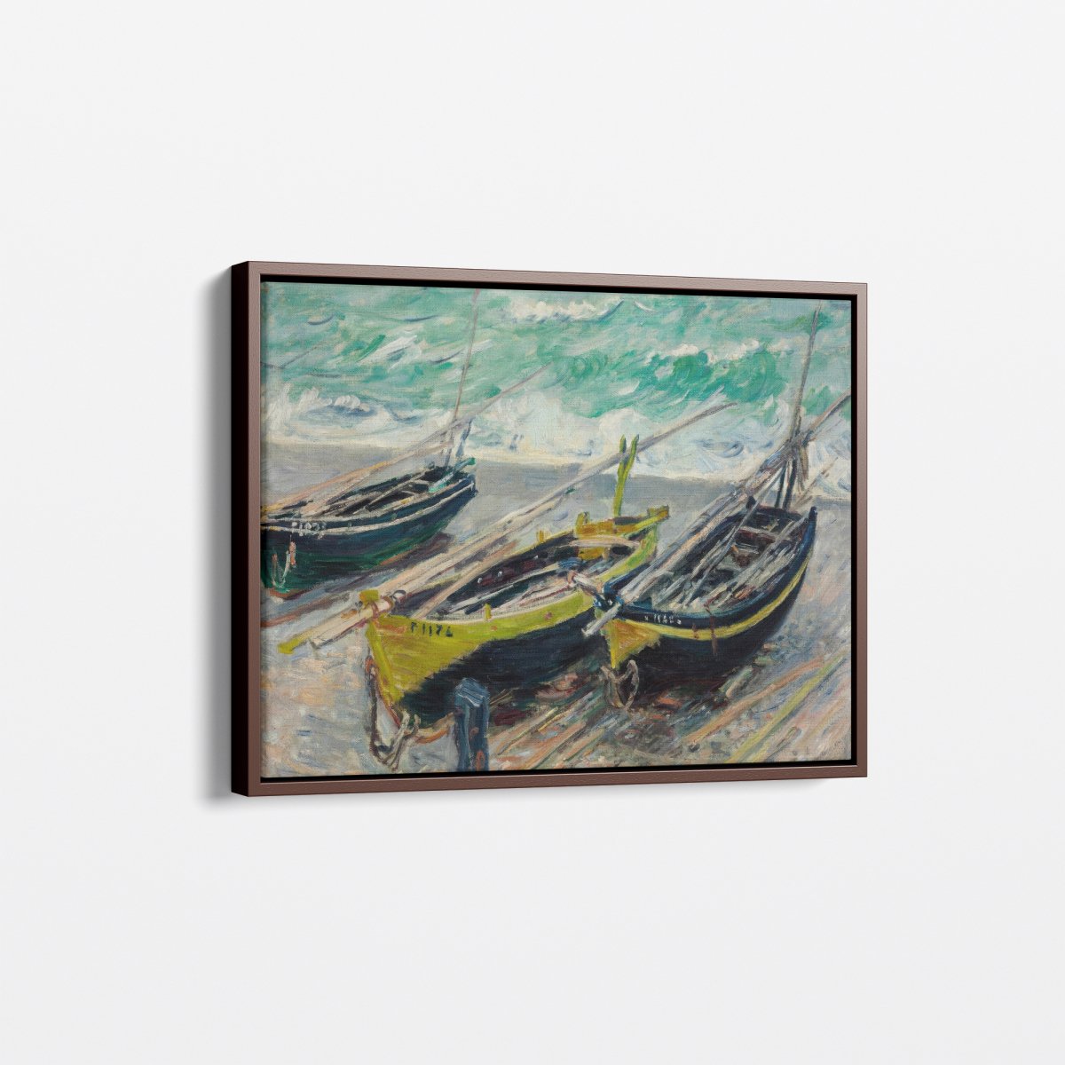 Three Fishing Boats | Claude Monet | Ave Legato Art Prints