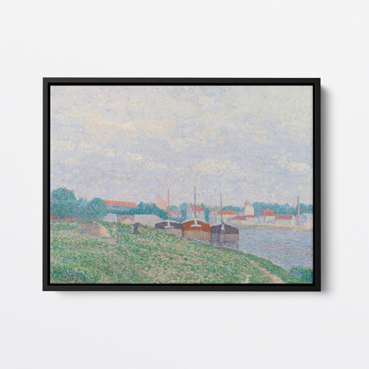 Three Moored Barges | Albert Dubois - Pillet | Ave Legato Art Prints