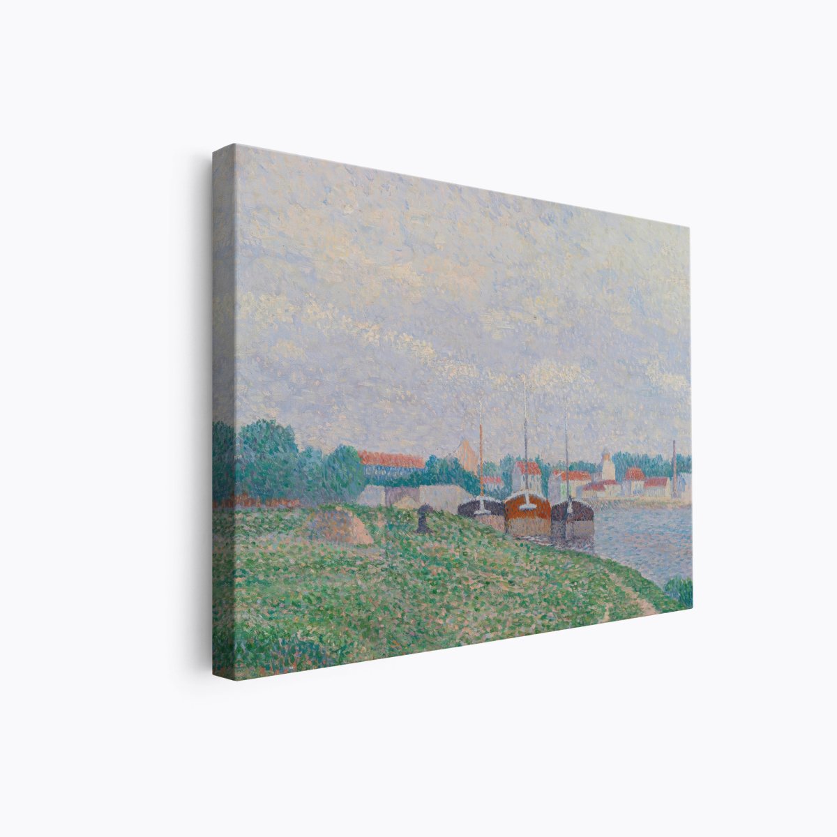 Three Moored Barges | Albert Dubois - Pillet | Ave Legato Art Prints