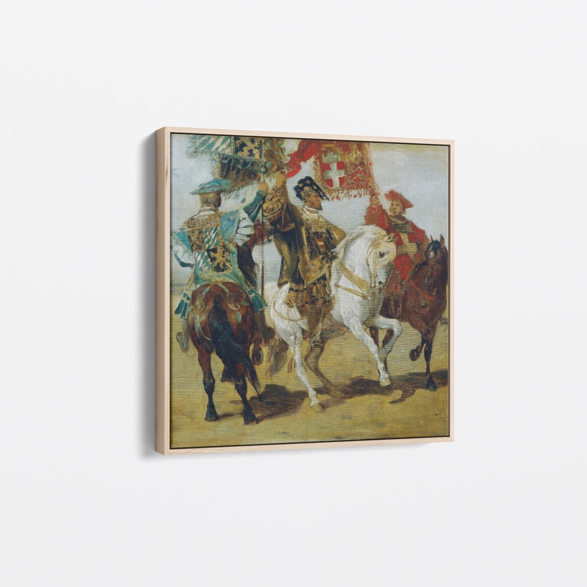 Three Mounted Standard Bearers | Hans Makart | Ave Legato Art Prints