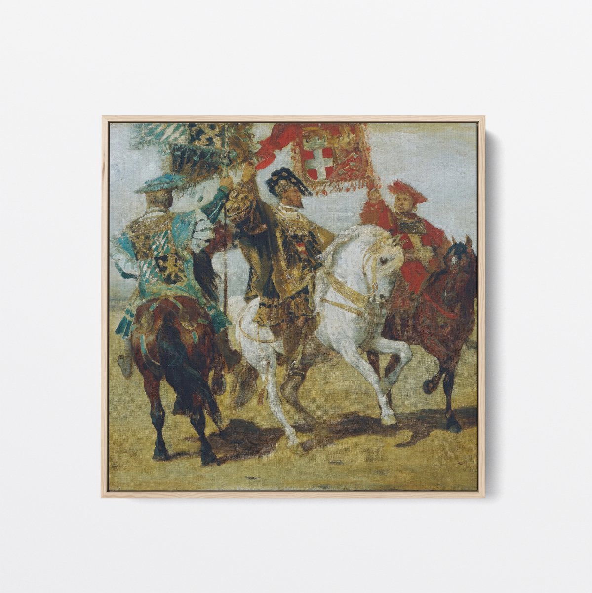 Three Mounted Standard Bearers | Hans Makart | Ave Legato Art Prints