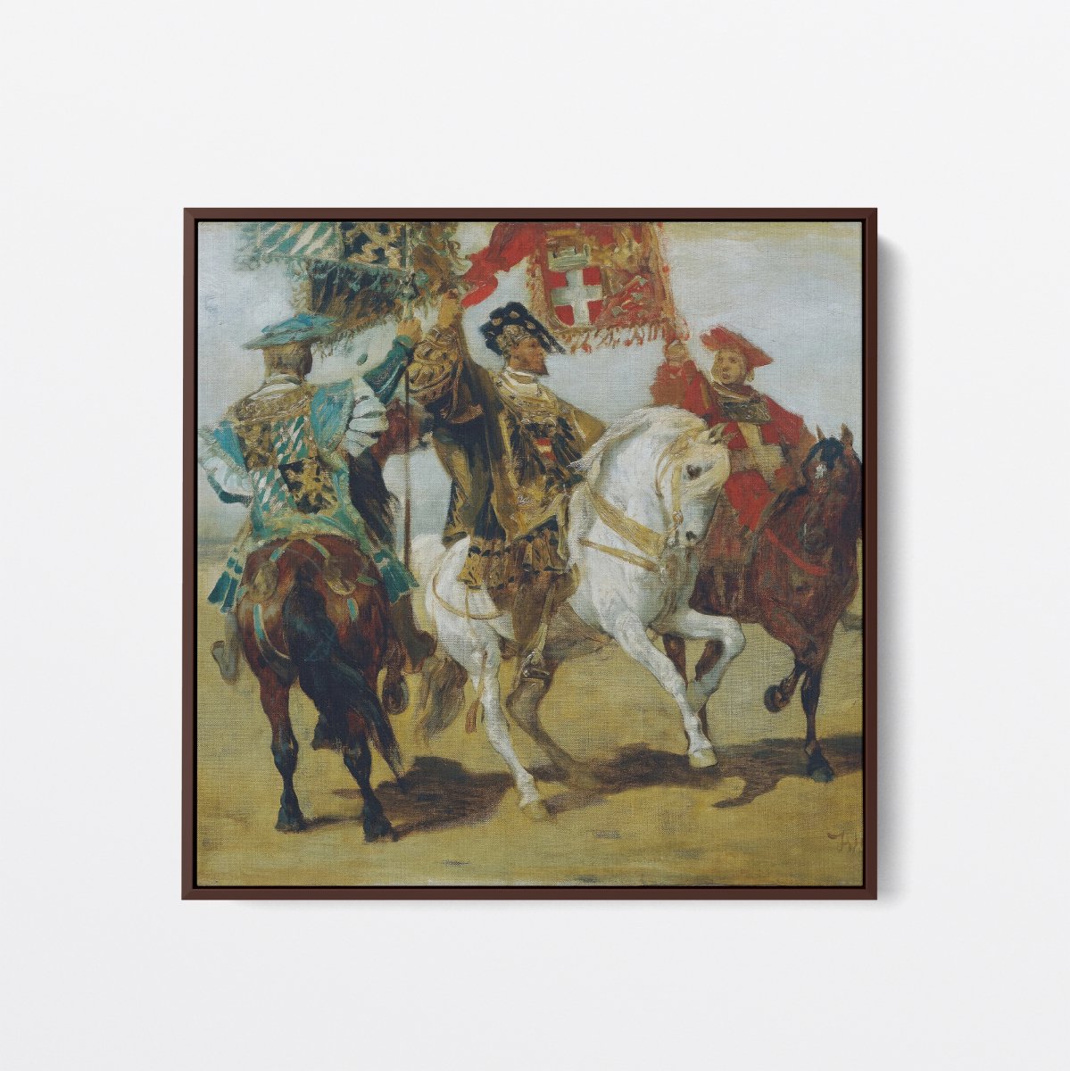 Three Mounted Standard Bearers | Hans Makart | Ave Legato Art Prints