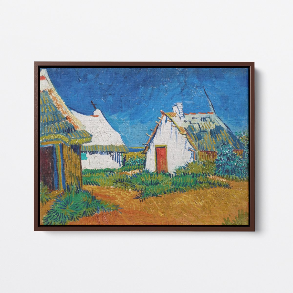 Three White Cottages | Vincent van Gogh | Ave Legato Art Prints