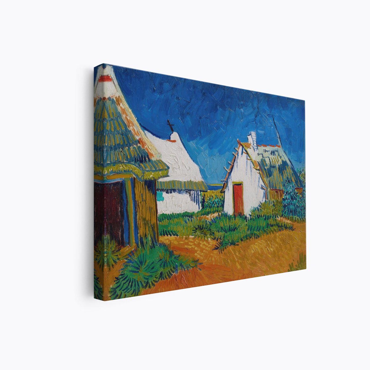 Three White Cottages | Vincent van Gogh | Ave Legato Art Prints