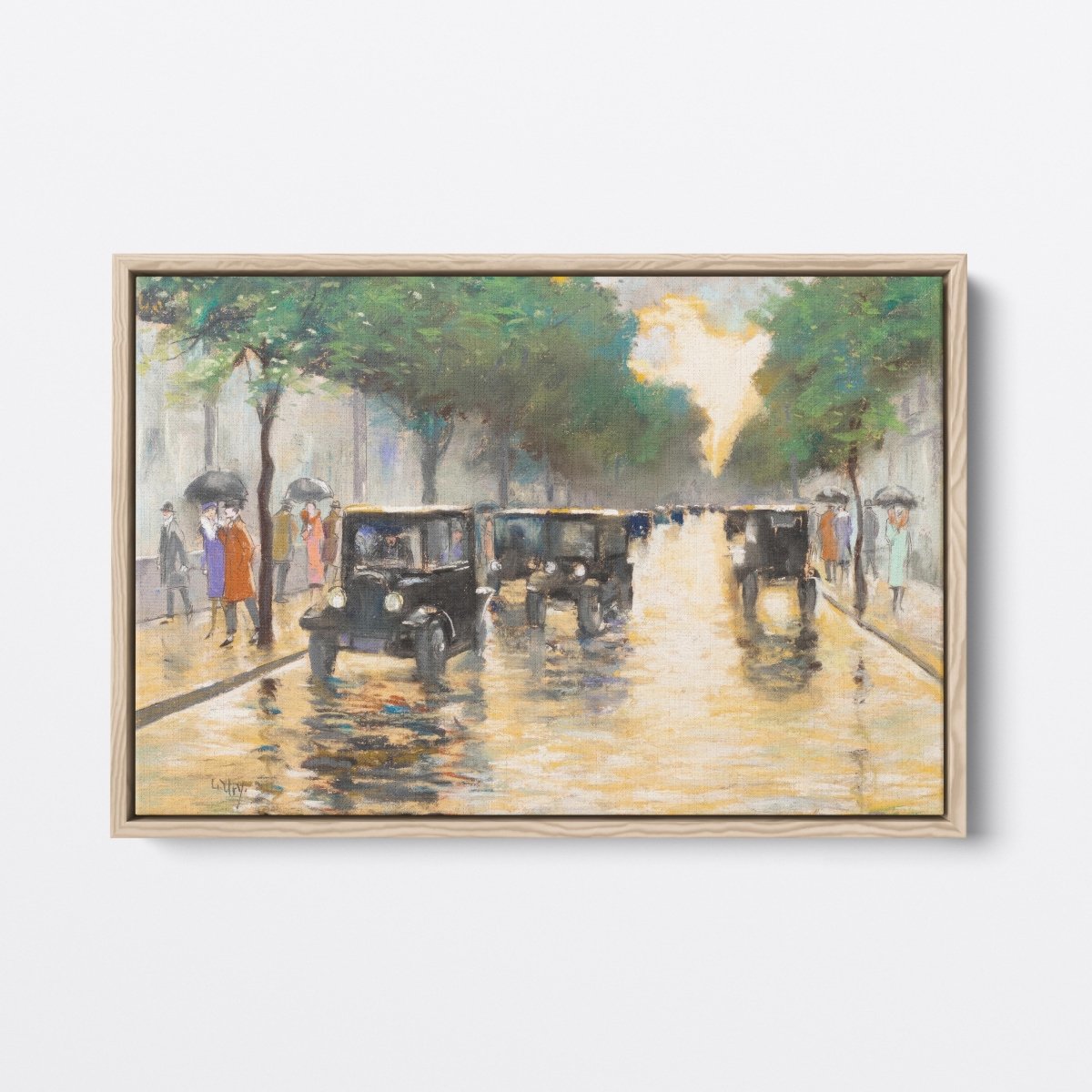 Tiergarten Street, Berlin | Lesser Ury | Ave Legato Art Prints