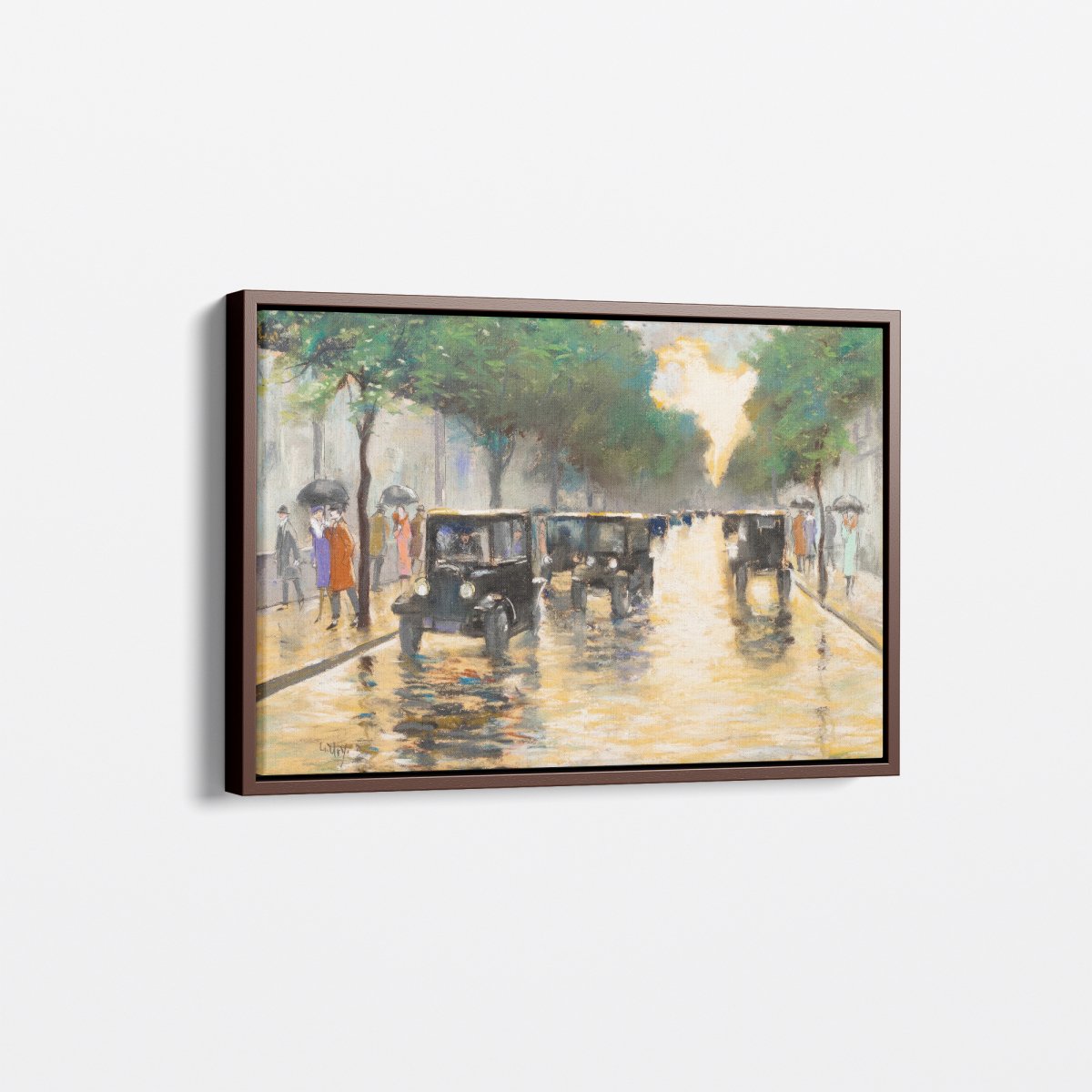 Tiergarten Street, Berlin | Lesser Ury | Ave Legato Art Prints