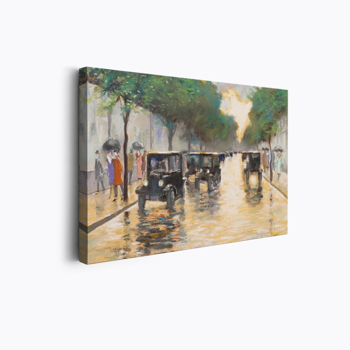 Tiergarten Street, Berlin | Lesser Ury | Ave Legato Art Prints