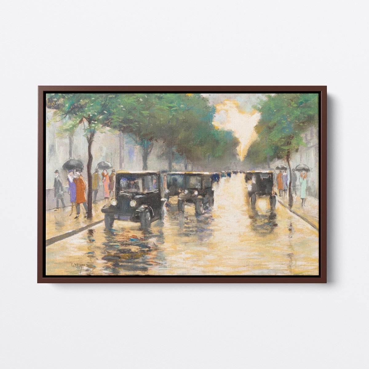 Tiergarten Street, Berlin | Lesser Ury | Ave Legato Art Prints