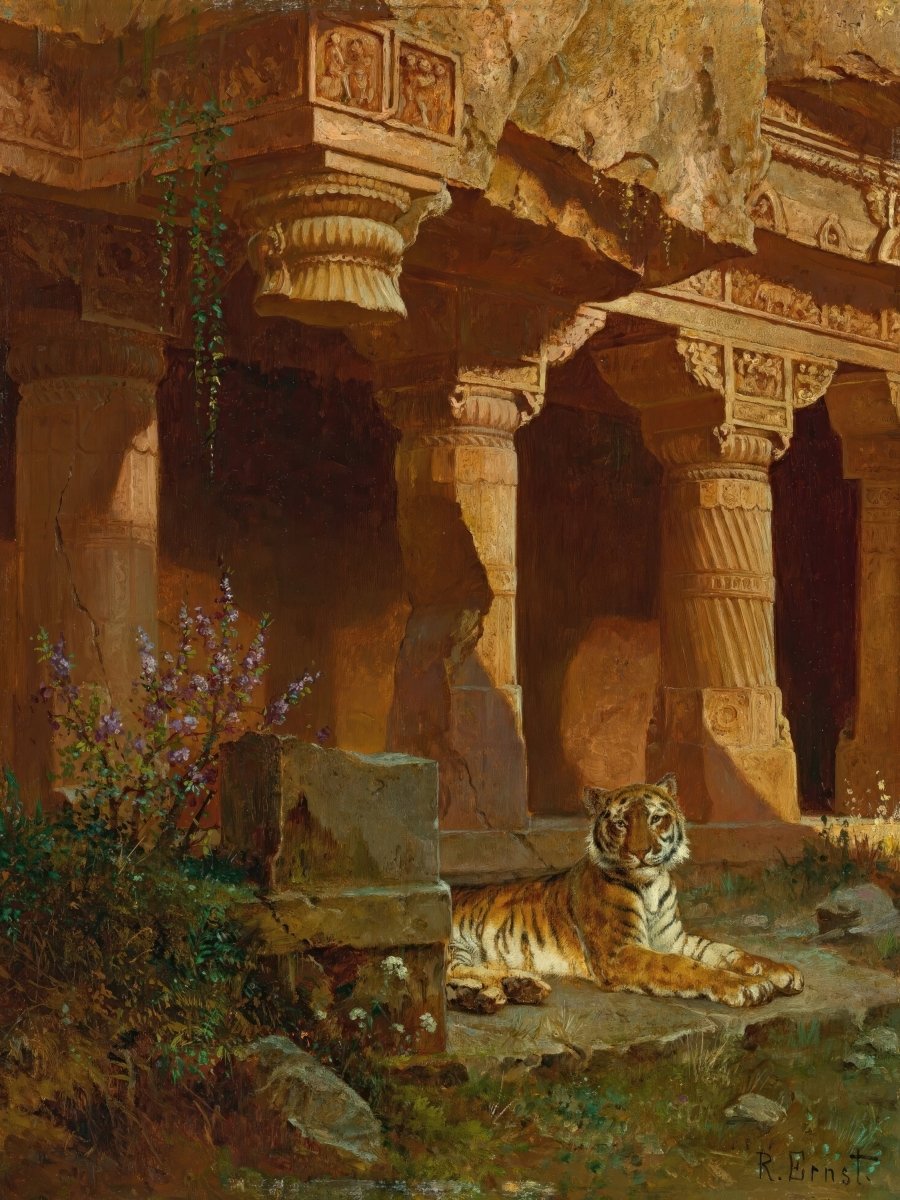 Tiger at Rest | Rudolf Ernst | Ave Legato Art Prints