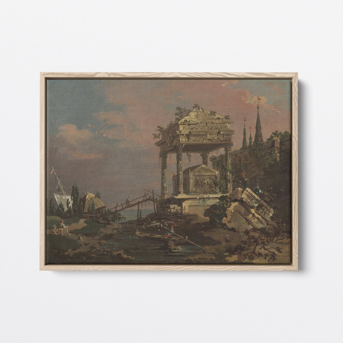 Tomb by the Lagoon | Canaletto | Ave Legato Art Prints