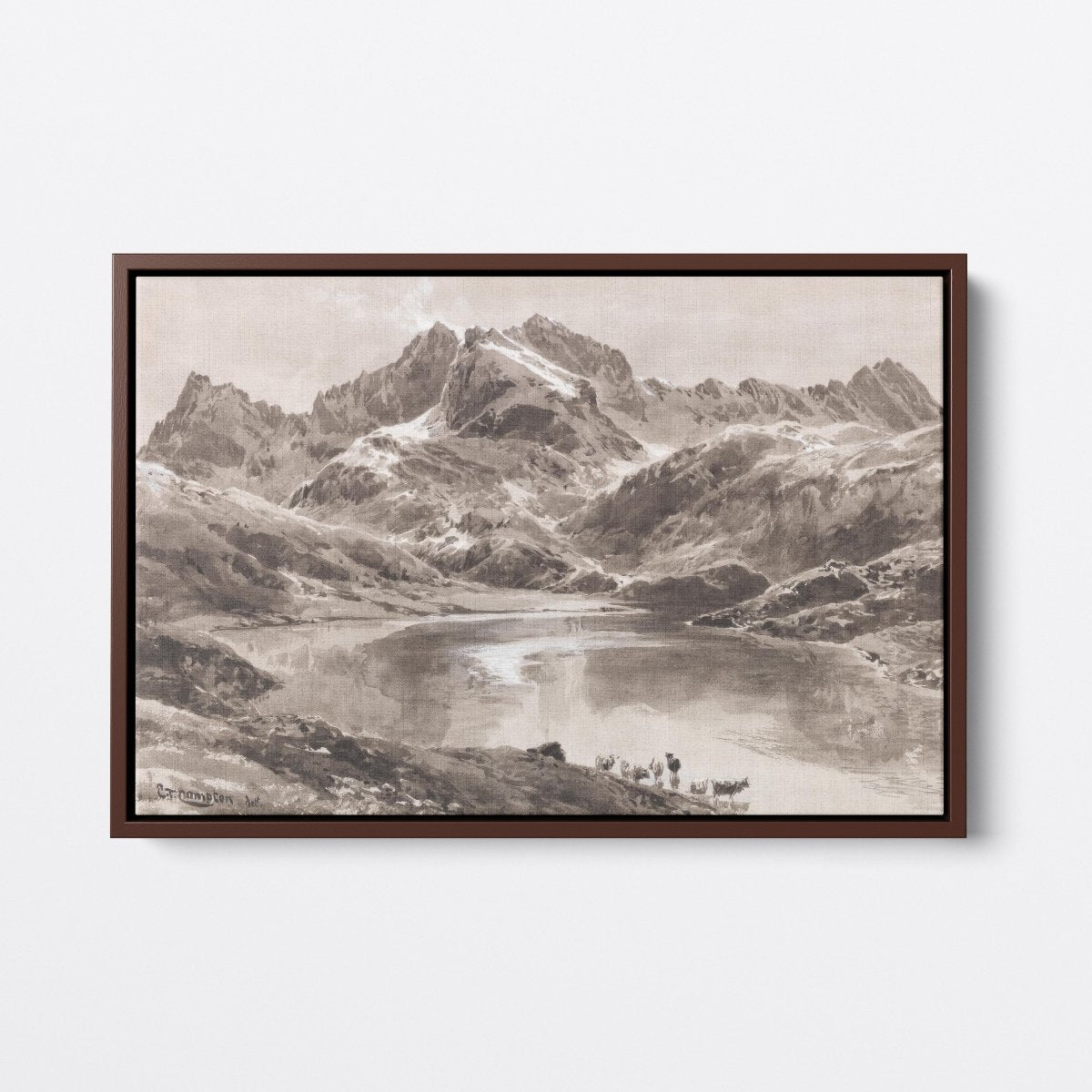 Towards Austrian Alps | Edward Compton | Ave Legato Art Prints