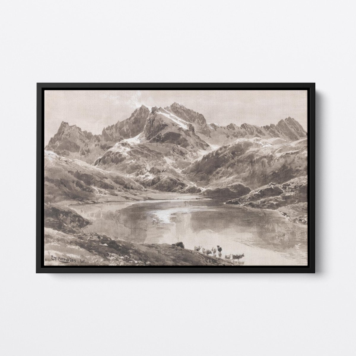 Towards Austrian Alps | Edward Compton | Ave Legato Art Prints