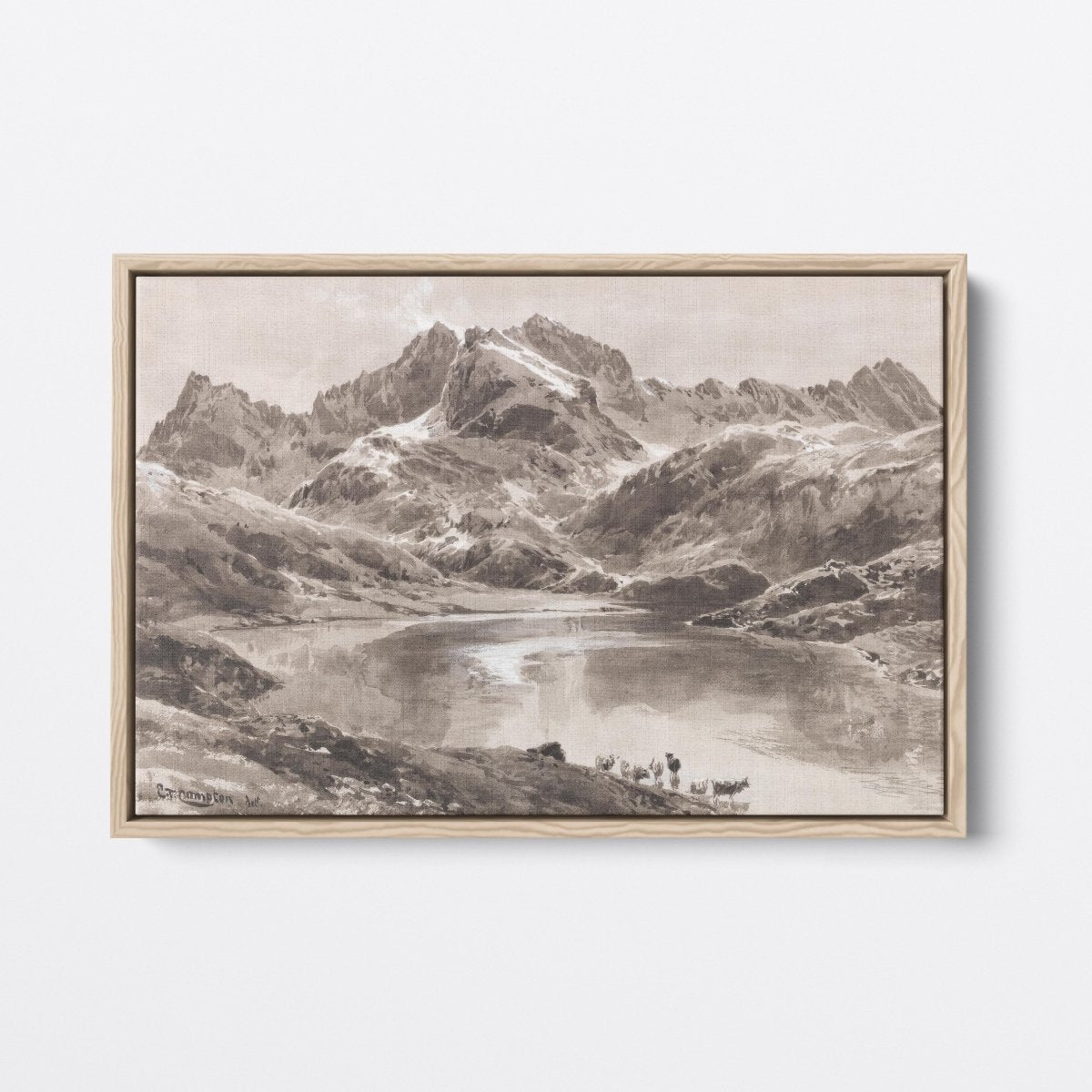 Towards Austrian Alps | Edward Compton | Ave Legato Art Prints