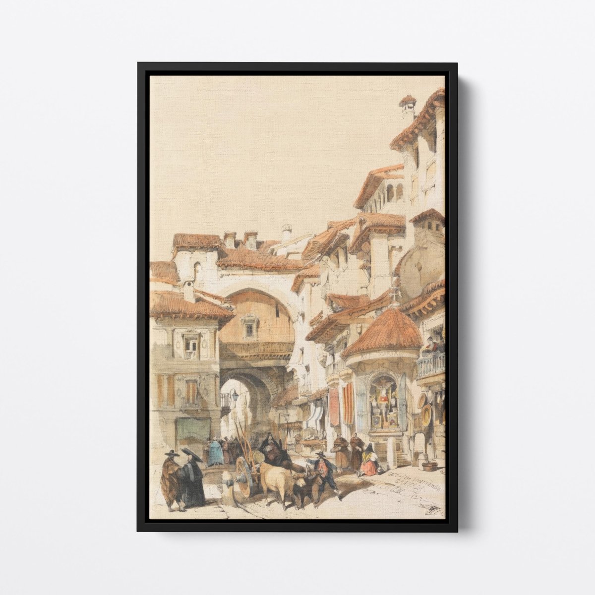 Tower of the Church of St. Rombouts | David Roberts | Ave Legato Art Prints