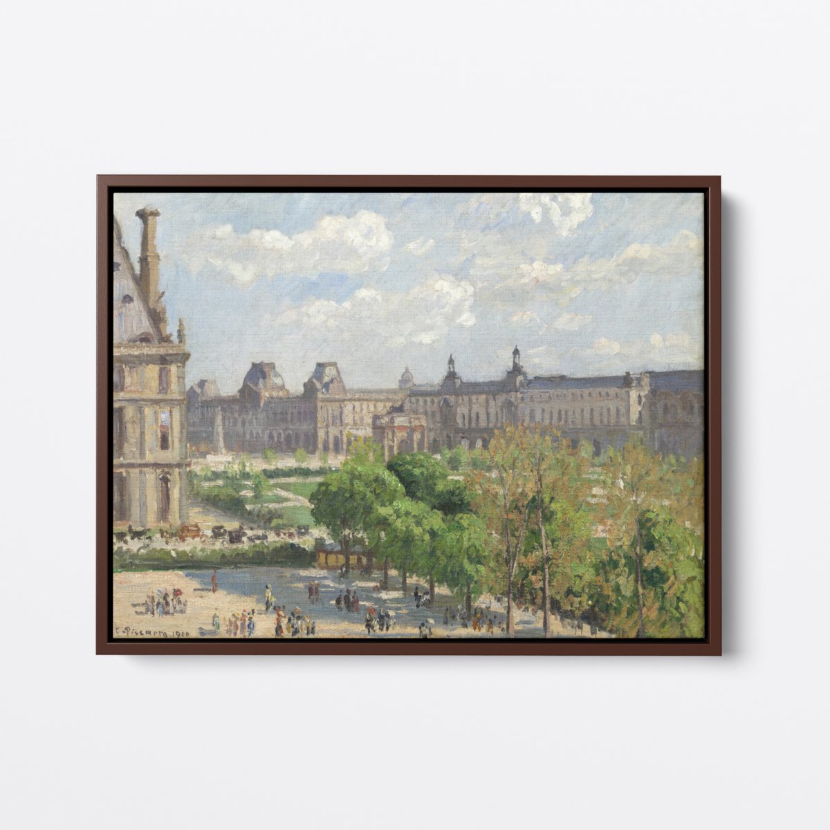 Town Square, Paris | Camille Pissarro | Ave Legato | Canvas Art Prints | Vintage Artwork