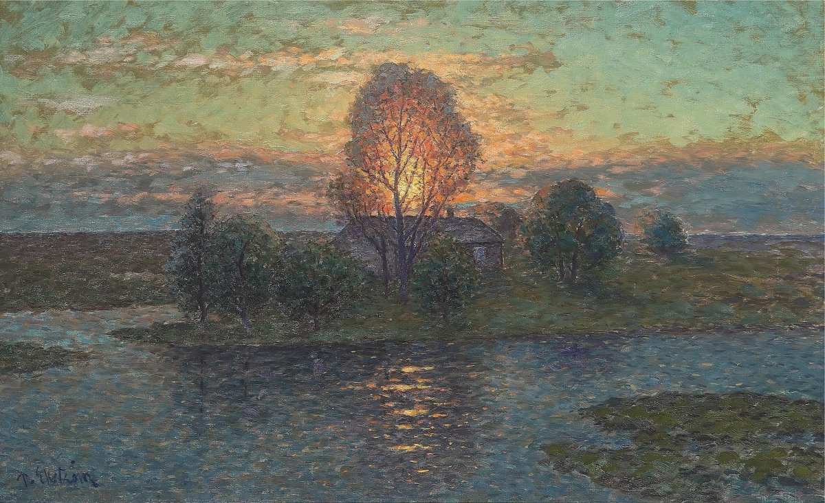 Tree - Covered Sunset | Per Ekström | Ave Legato Art Prints