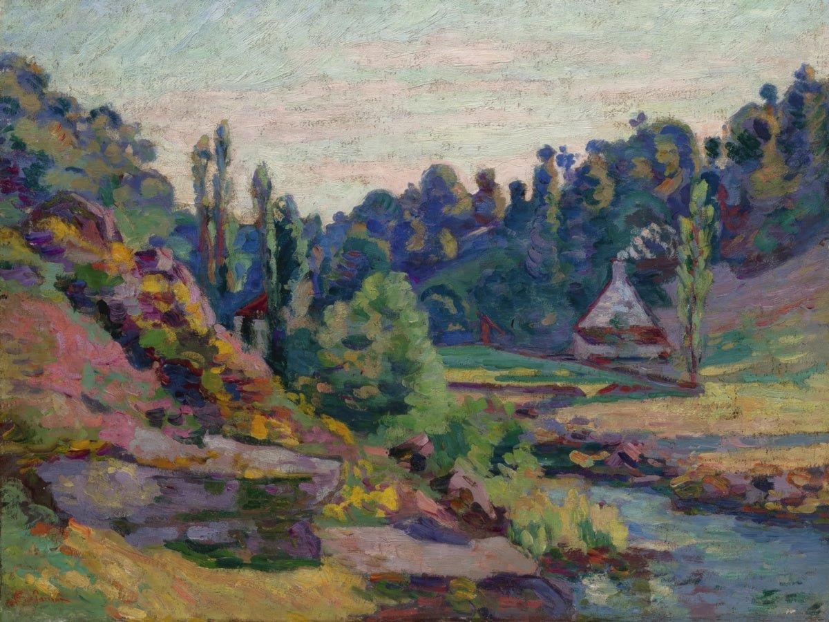 Trees at Île - de - France | Armand Guillaumin | Ave Legato Art Prints